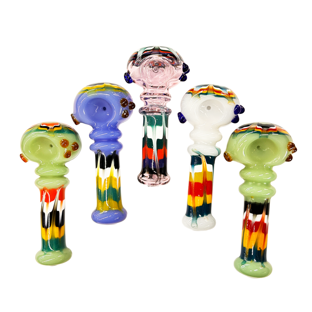 Compact 4.5″ Reversal Glass Hand Pipe