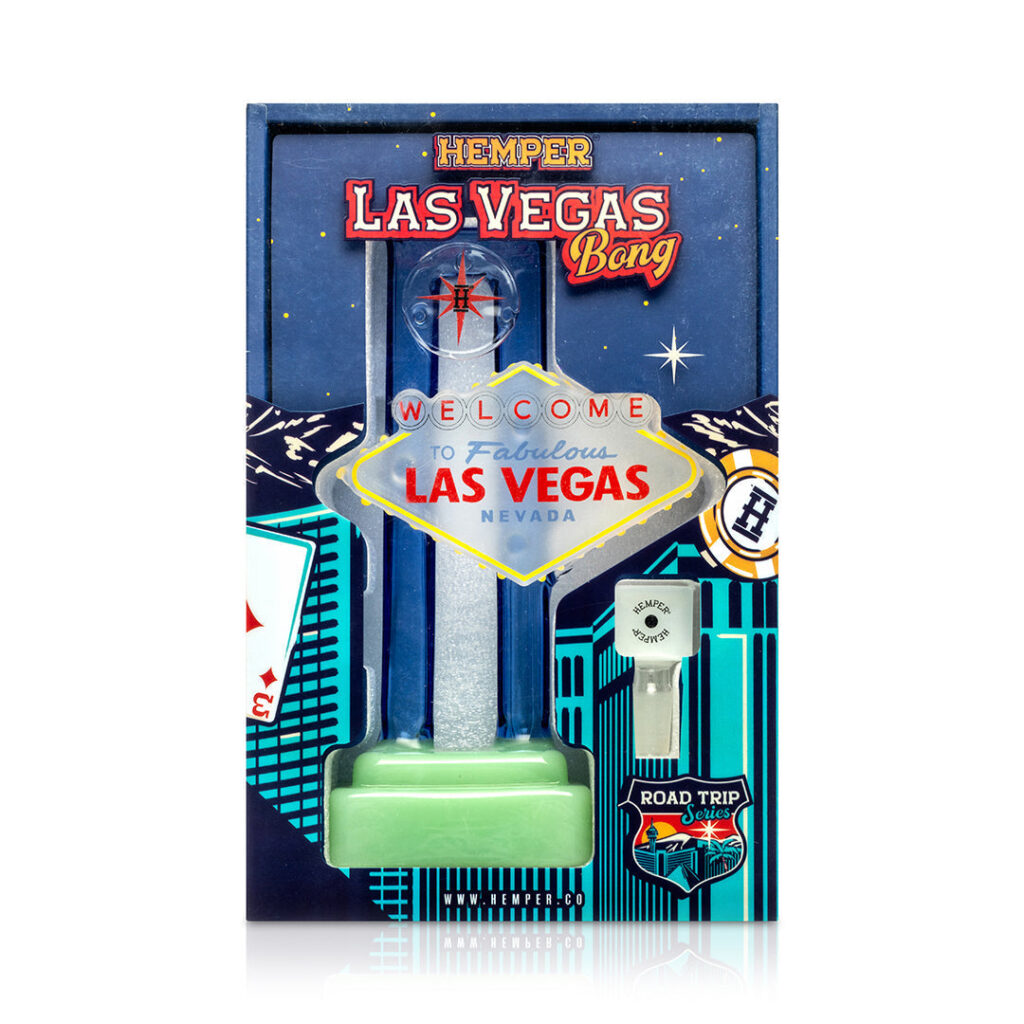 Las Vegas Sign Glass Bong