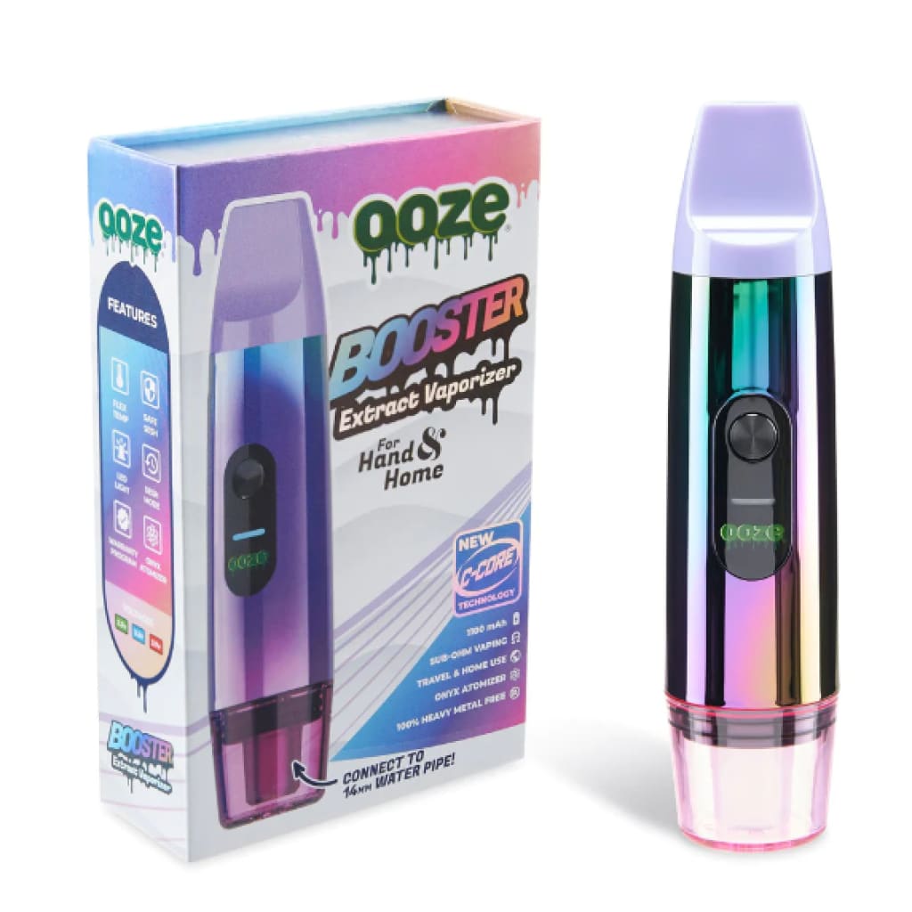 Ooze Booster Wax Kit for Torchless Dab Rig in Arctic Blue