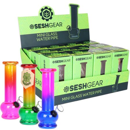 SeshGear Boxed Water Pipe | 5.75″ | 12ct Display