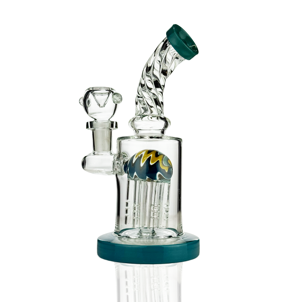 7-inch Tree Perc Water Pipe with Reversal Dome - Image 6