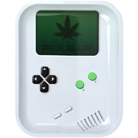 Pulsar Design Series Large Metal Rolling Tray - Weedboy / 13"x11"