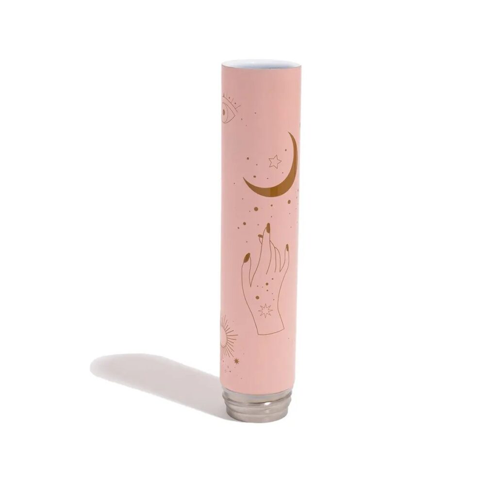 Chill – Mix & Match Series – Embossed Celestial Matte Pink Bong Neckpiece