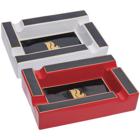 Lucienne Framed Rectangle Ceramic Cigar Ashtray | 9.25" x 6.5"