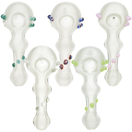 Inner Illumination Glow In The Dark Spoon Pipe – 4.5″ / Colors Vary