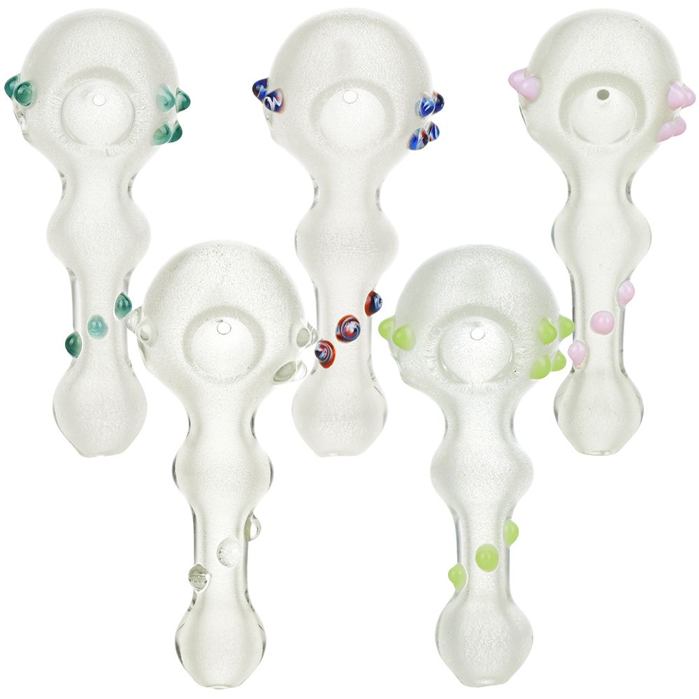 Inner Illumination Glow In The Dark Spoon Pipe – 4.5″ / Colors Vary
