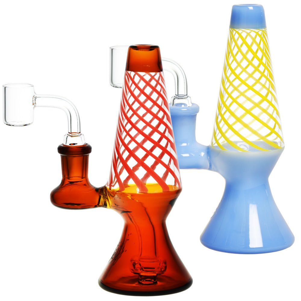 Pulsar Lava Lamp Rig – 6″ / 14mm F / Colors Vary