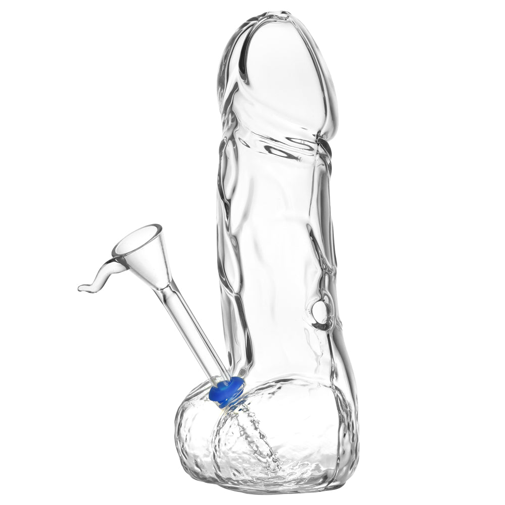 Glass Phallus Water Pipe – 7.5″