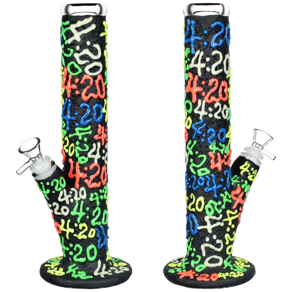 It’s 420 Everywhere Glow in the Dark Straight Tube Water Pipe – 11.5″ / 14mm F
