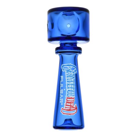 Grateful Dead x Pulsar Geometric Glass Spoon Pipe | 4.25″