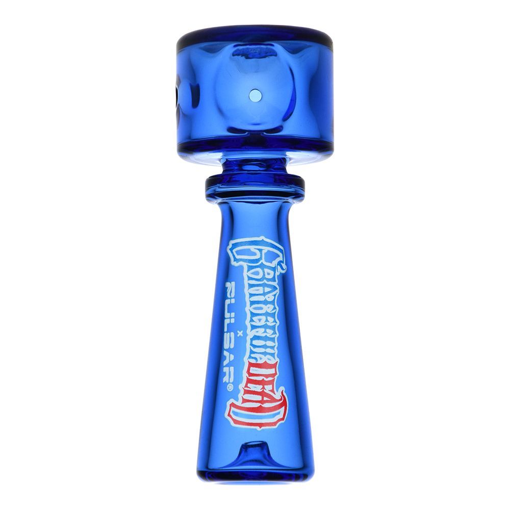 Grateful Dead x Pulsar Geometric Glass Spoon Pipe | 4.25″