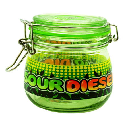 Dank Tank Airtight Glass Storage Jar | Sour Diesel