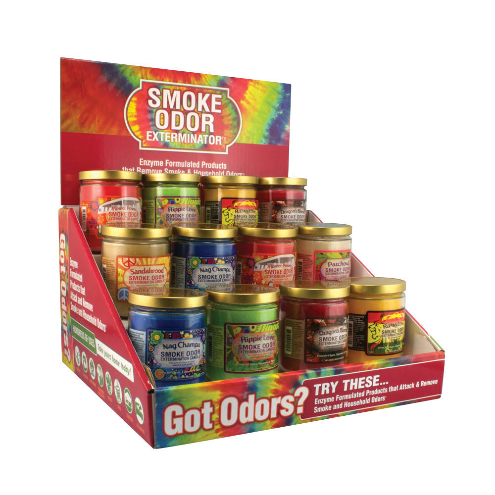 Smoke Odor Exterminator Candle 13oz – Retro Mix – 12pcs