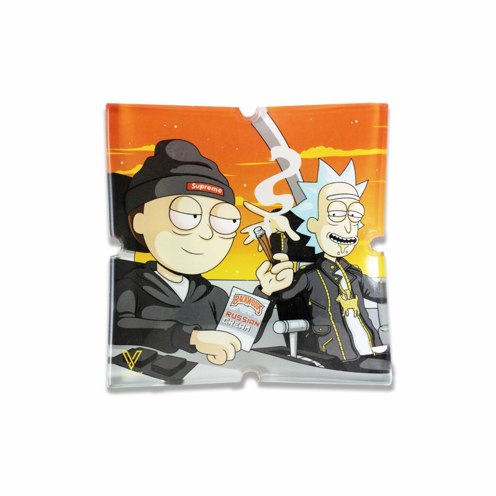 Dirty Ridin’ Blazin’ Ashtray Glass