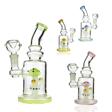 Unique Mushroom Water Pipe with 14mm Bowl