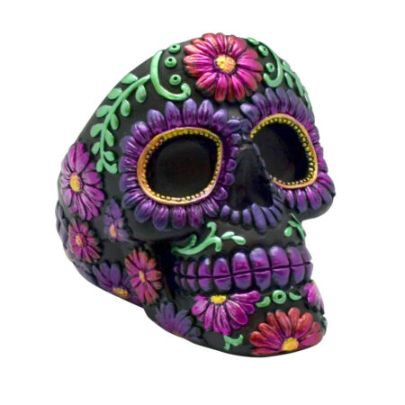 Metallic Day of the Dead Ashtray