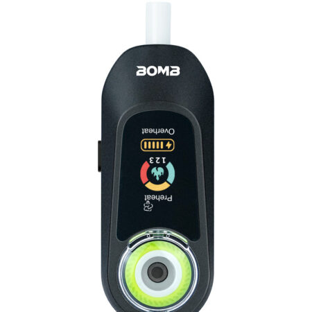 New Bomb × VapX Magic Bean Mobile Concentrate Vaporizer- Onyx Black