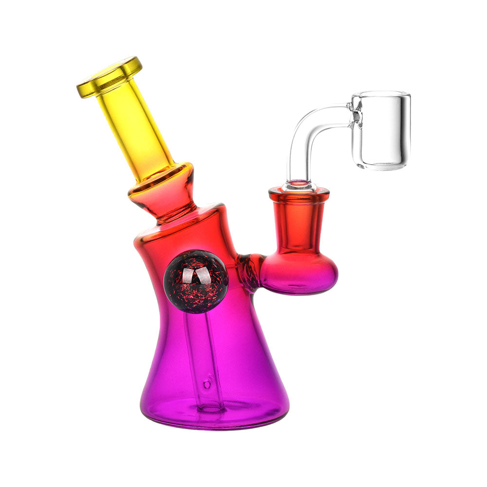 Rainbow Sorcery Dab Rig w/ Dichro Marble – 5.25″/14mm F