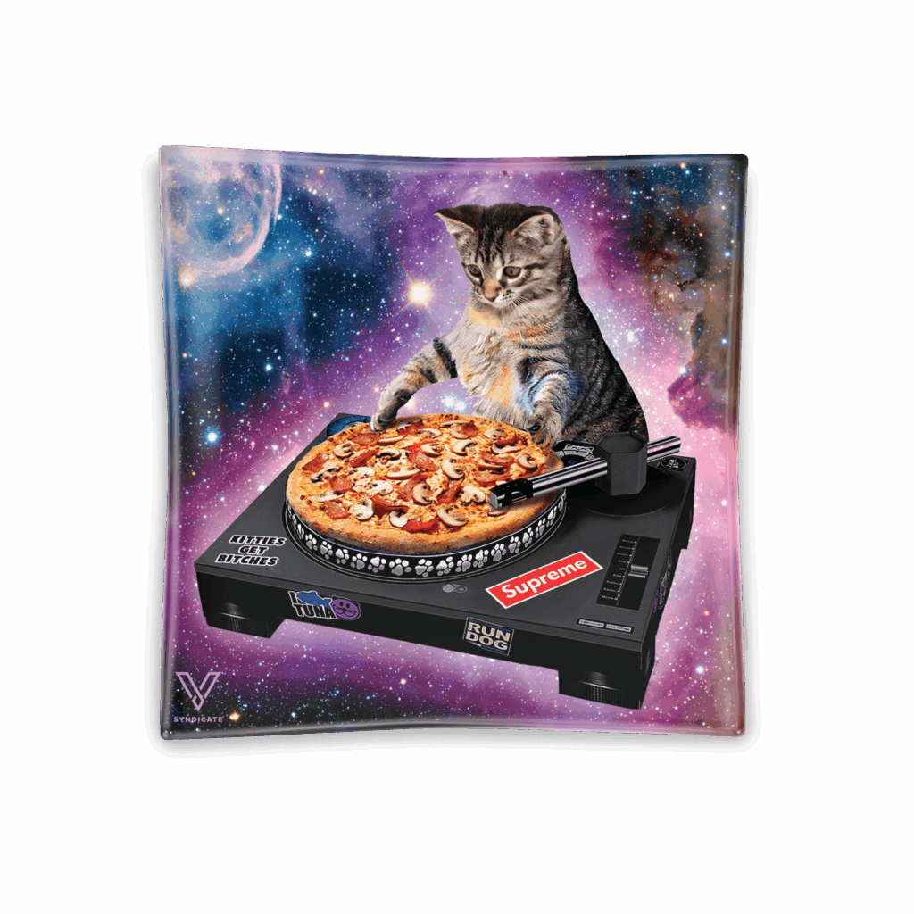 Pussy Vinyl Blazin’ Ashtray Glass