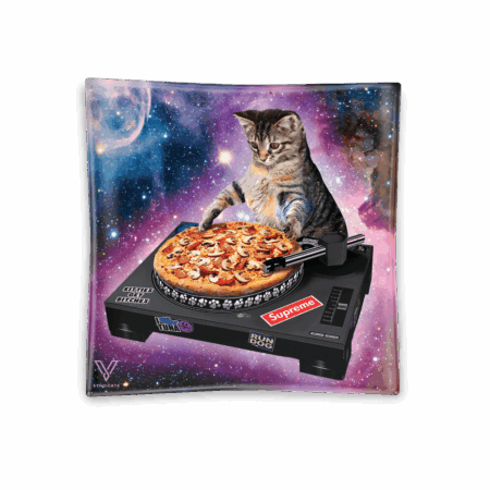 Pussy Vinyl Blazin' Ashtray Glass