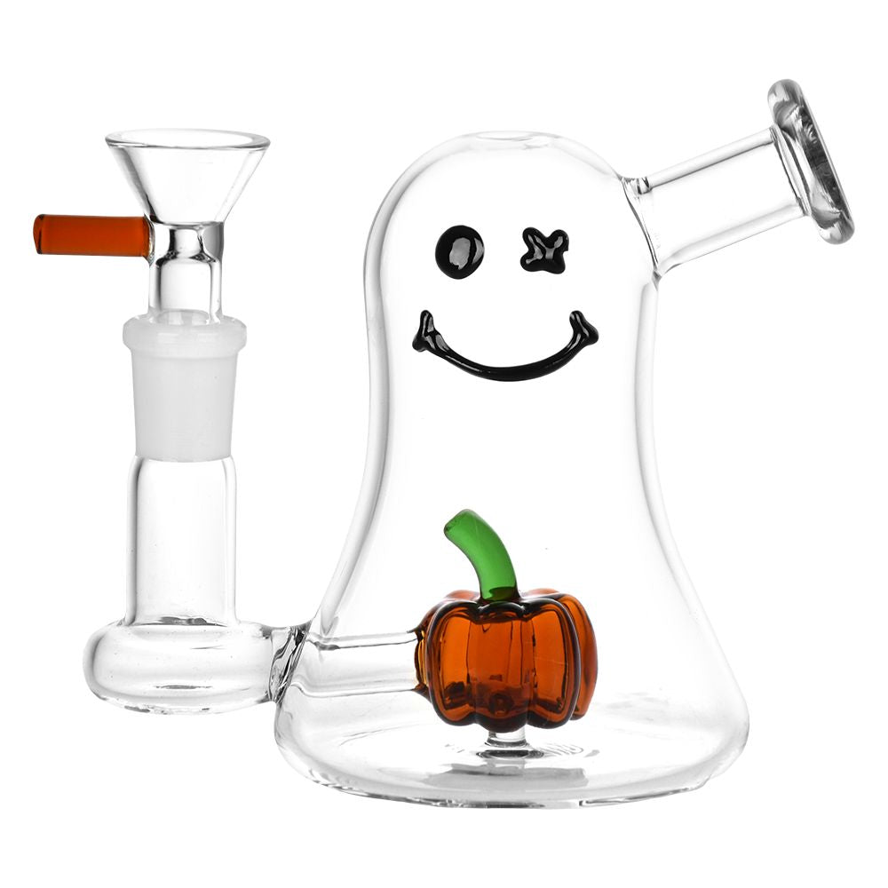 Li’l Ghostly Glass Water Pipe – 4.5 / 14mm F