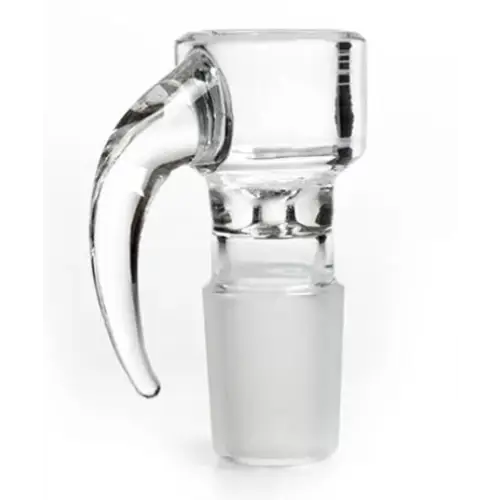 HFART Glass Arm Handle Bowl – 14mm or 18mm Male Joint