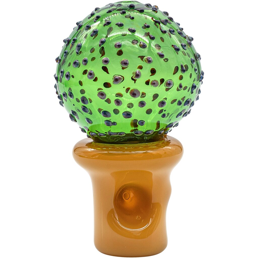 LA Pipes Peyote Cactus Glass Pipe