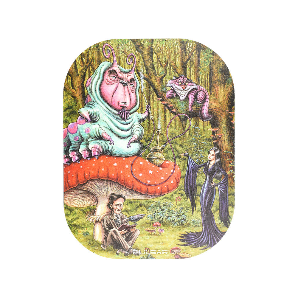 Pulsar Mini Magnetic Rolling Tray Lid – Malice in Wonderland / 7″x5.5″