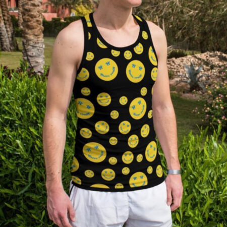 Essential Black Polyester Tank Top - Multi-Size 6-Pack