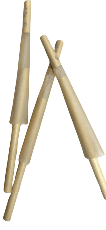 Unbleached Zig-Zag 98’s 1/4″ Size Natural Rolling Cones Kit 10 Pack