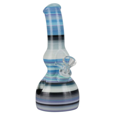 Kayd Mayd 3D Printed Gonzo Waterpipe - 8" / Colors Vary