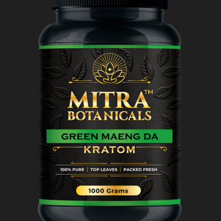 Mitra Botanicals Green Maeng Da – Kratom (1000 Grams Powder)