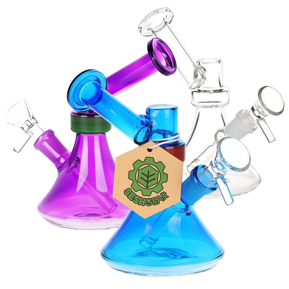 SeshGear Bell Ringer Glass Water Pipe – 6″ / 3ct