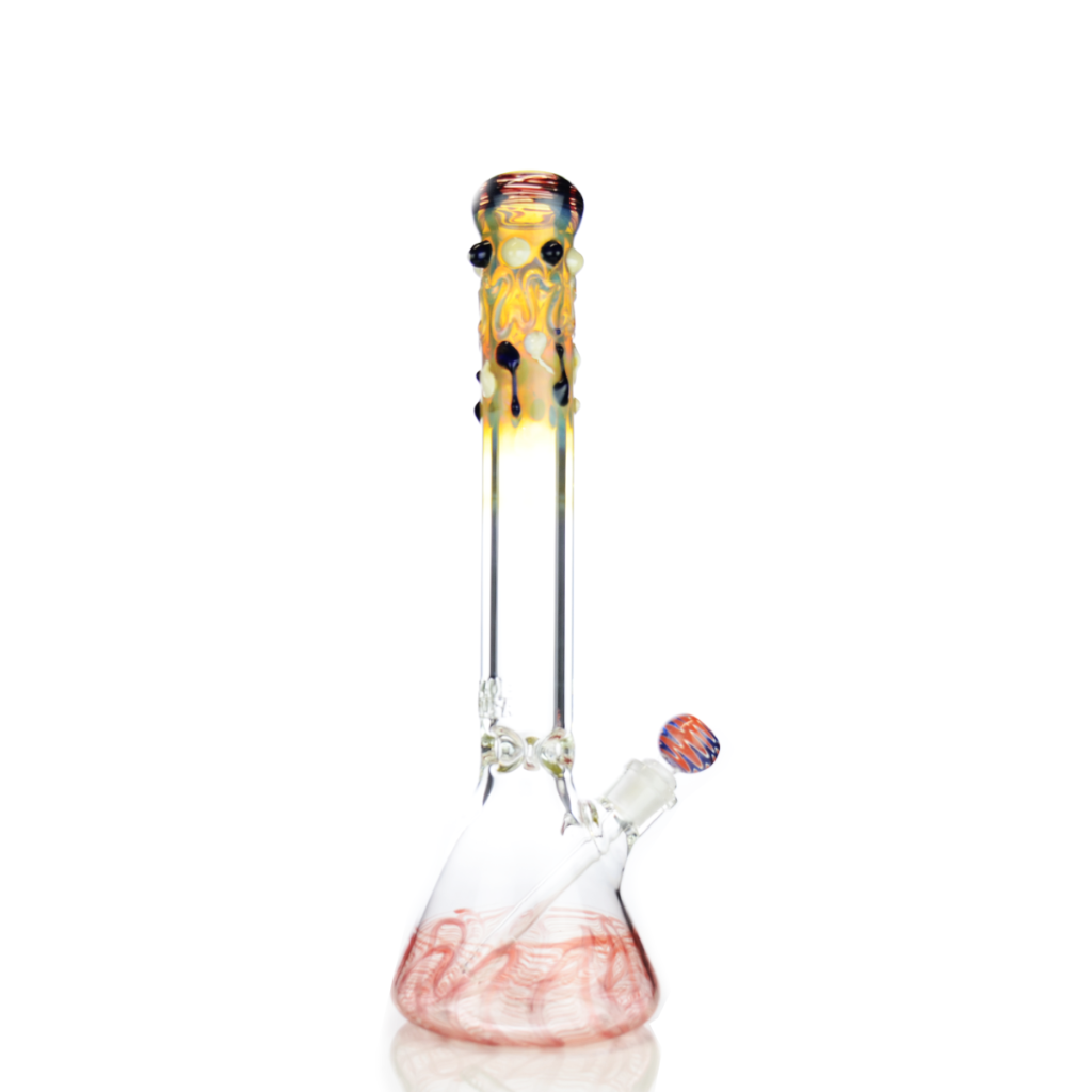 Artisan 24-Inch Beaker Water Pipe with Art