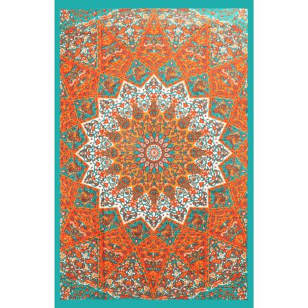 ThreadHeads Elephants Sunburst Mandala Tapestry