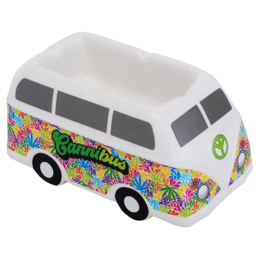 Fujima Hippie Bus Ceramic Ashtray – 5.5″x3″