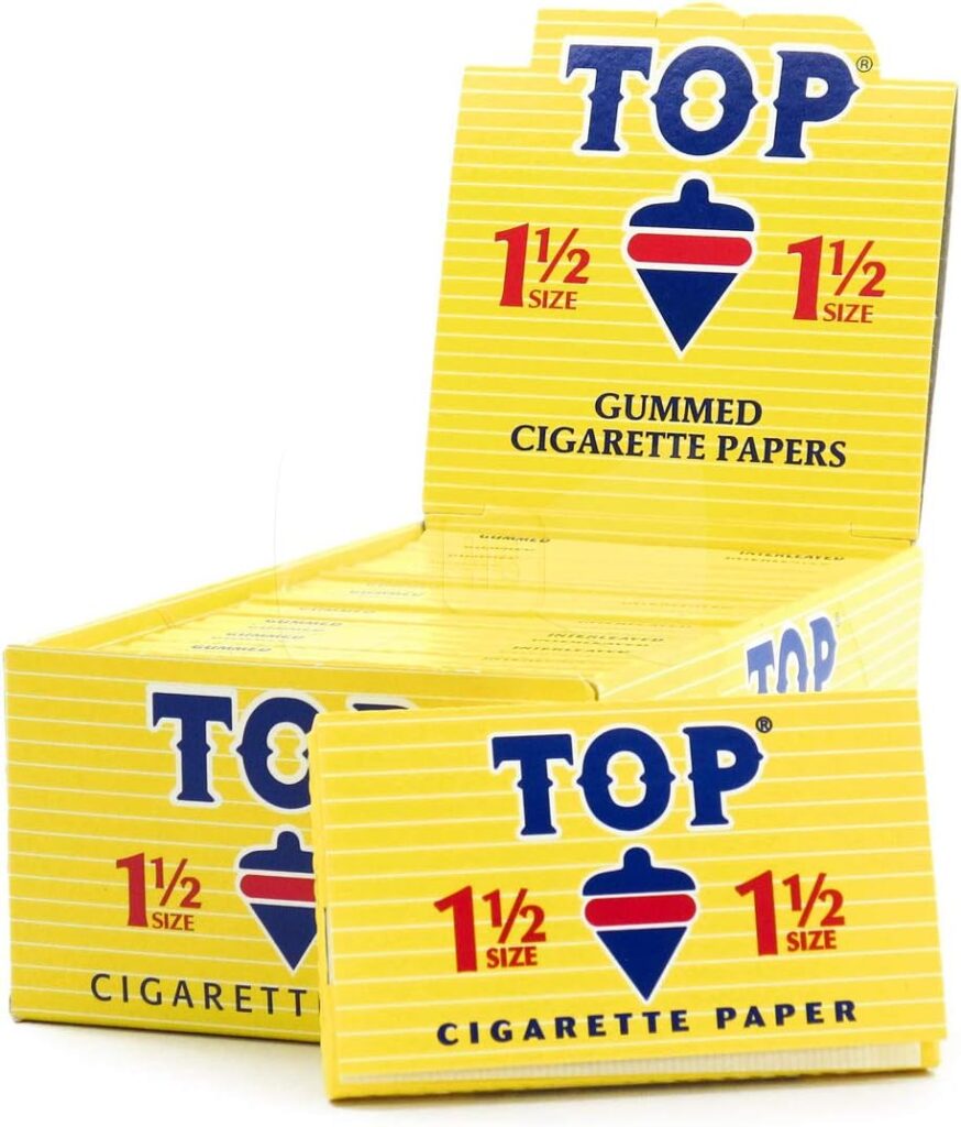 TOP Fine Gum Rolling Papers – Single Wide 24pcs