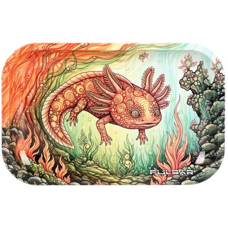 Pulsar Metal Rolling Tray – Hellbender / 11″x7″