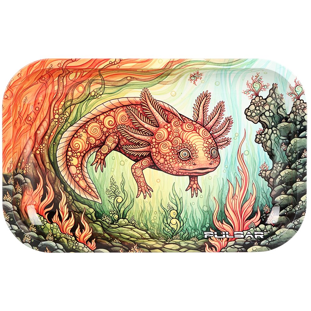 Pulsar Metal Rolling Tray – Hellbender / 11″x7″