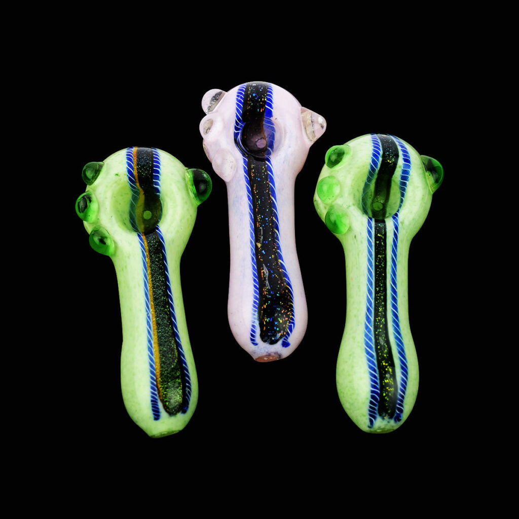 Dhicro Slime Frit Art Spoon Pipe – 4.5 Inch