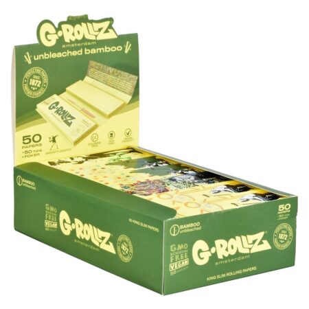 G-ROLLZ x Banksy's Graffiti Paper + Tips | 50pc | King Size | 24pk