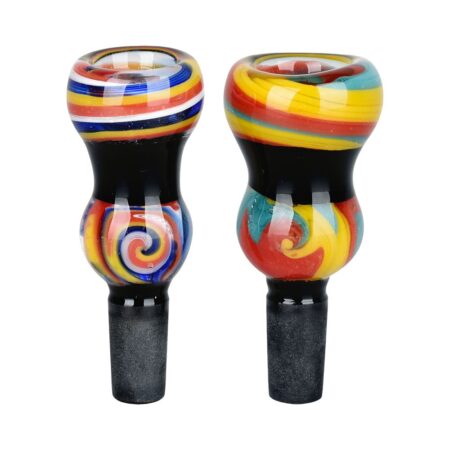 Double Bubble Wig Wag Circus Herb Slide – 14mm M