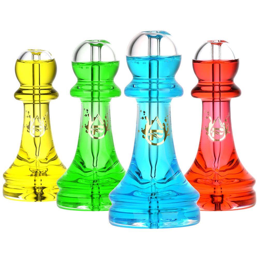 Pulsar Pawn Chess Piece Glycerin Hand Pipe | 4.75″