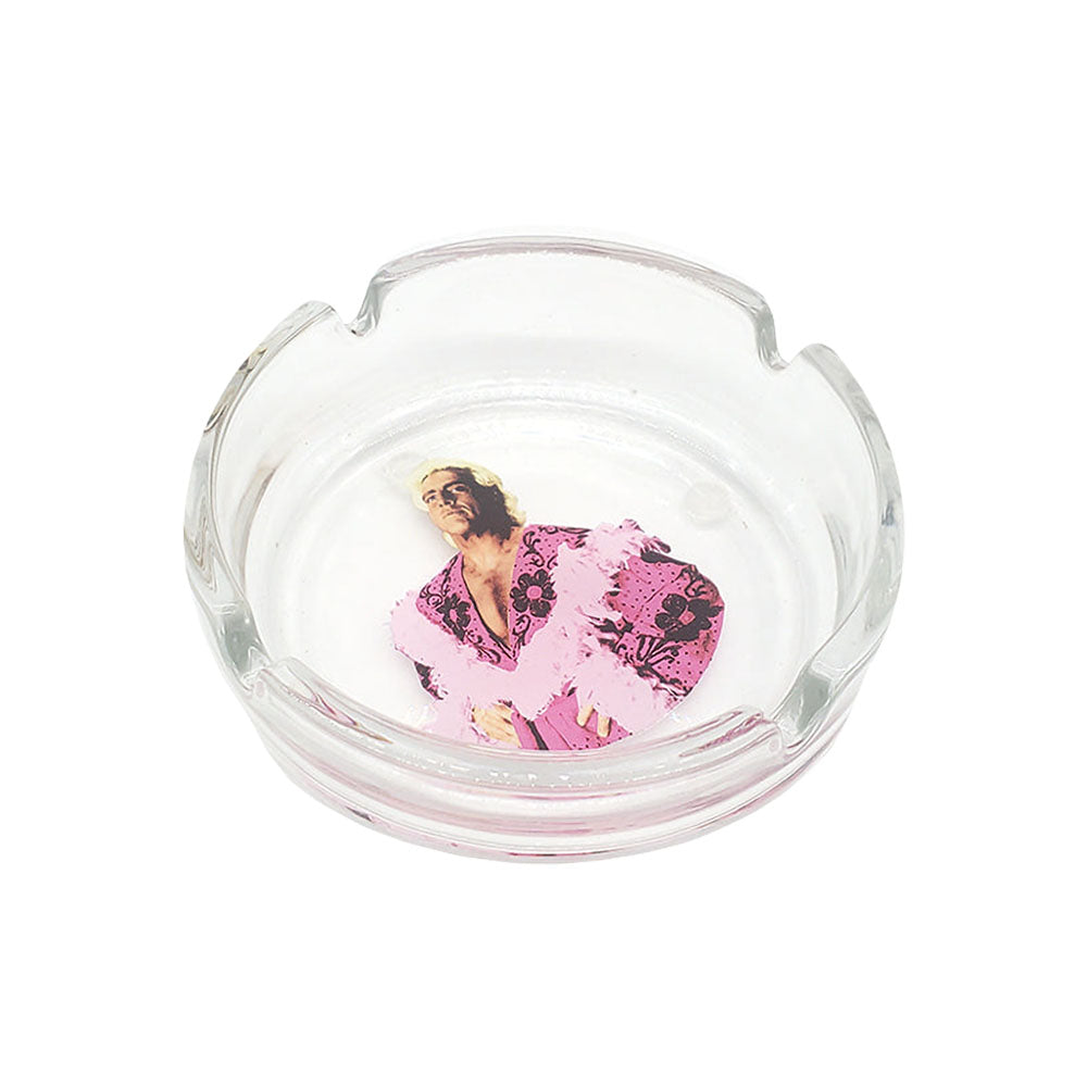 Ric Flair Drip Glass Ashtray | Pink Boa | 4.25″