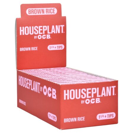 Houseplant by OCB Papers + Tips – Brown Rice /50pc/ 1 1/4″ 24ct