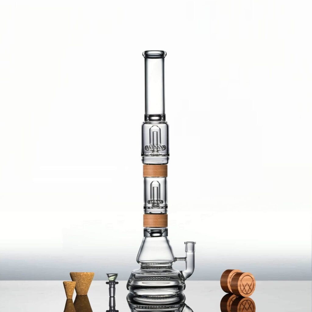 Vitae Glass Voyager + Mini Perc Bong  20″