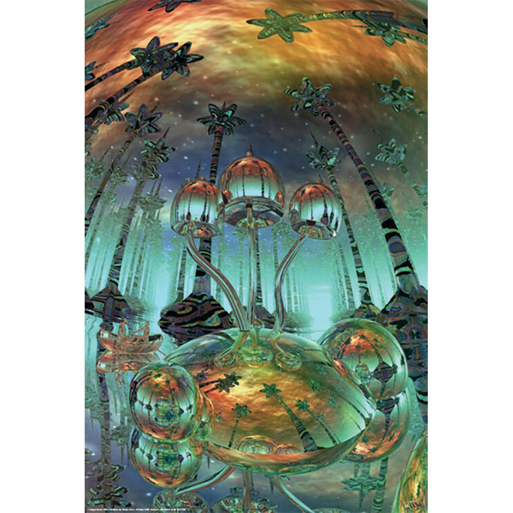 Liquid Mushrooms Poster | 24″ x 36″