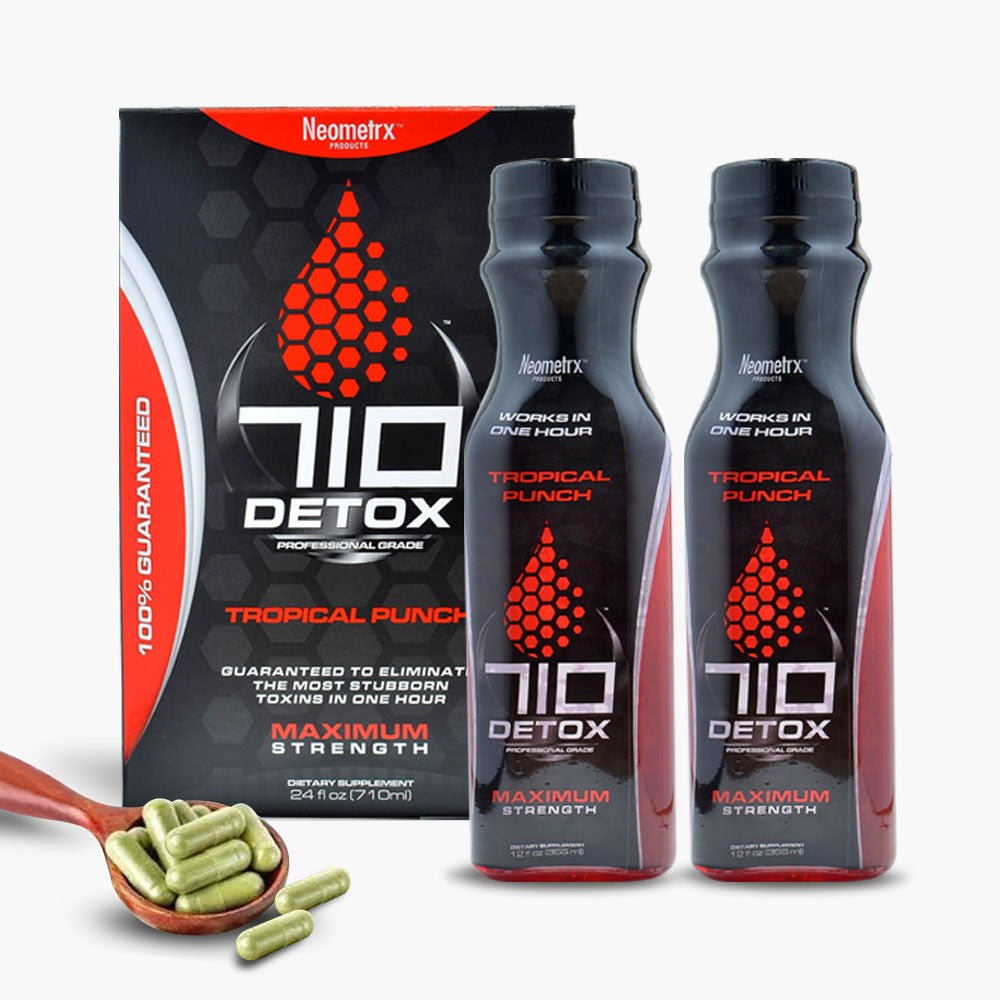 Pure Detox 710 Premium Kit (2 – 12oz + 6 Caps) – Tropical Punch