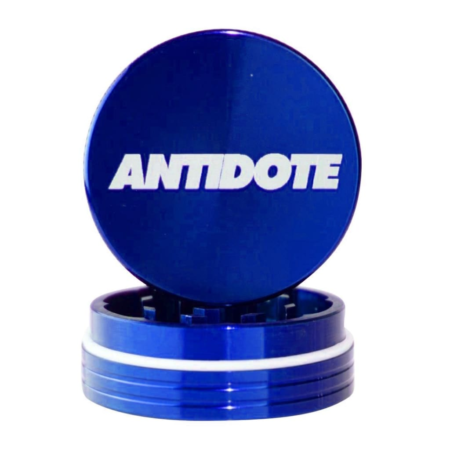 Antidote Blue 2.5" Aircraft Grade Aluminum 2-Piece Grinder