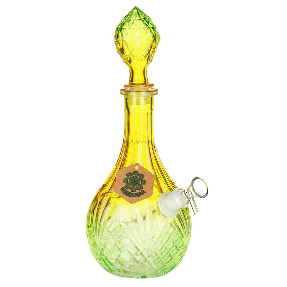 SeshGear Vintage Ombre Glass Water Pipe – 12.25″ / 14mm F / Water Drop